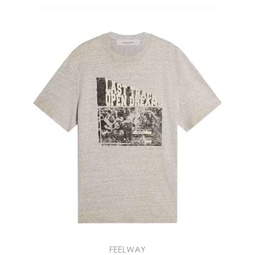 Golden Goose 25FW ��籸�� ��ư T ���� with Vintage ����Ʈ GMP01220P00214560255 TP5725FW ��籸�� ��ư T ���� with Vintage ����Ʈ GMP01220