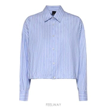 26SS 핀코 크롭 코튼 셔츠 106249A36JEZB TP576922661