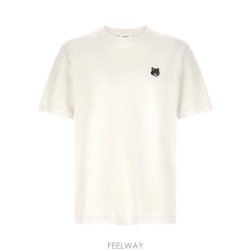 Maison Kitsune Maison Kitsune Grey Fox Head T ���� PM00108KJ7025P100 TP577190Maison Kitsune Grey Fox Head T ���� PM00108KJ7025P100 