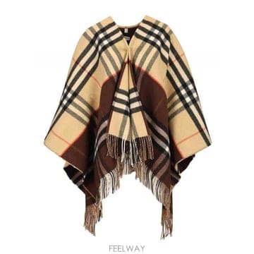 Burberry 26FW Burberry Checked Cape 8118277 TP57898221226FW Burberry Checked Cape 8118277 TP578982212