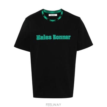24SS WALES BONNER 맨즈 T 셔츠 MS24JE16 TP577981421