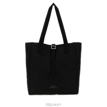 26FW A P C  블랙 canvas Cabas Archive shopping 백 PSANLH67008LZ