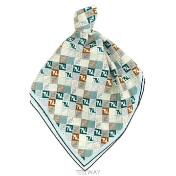 FENDI 26SS Fendi ����Ʈ ǻ�� ��ũ  FF grid pattern  �ڵ� �ǴϽ� edges  FXT091A26SS Fendi ����Ʈ ǻ�� ��ũ  FF grid pattern  �ڵ� ��