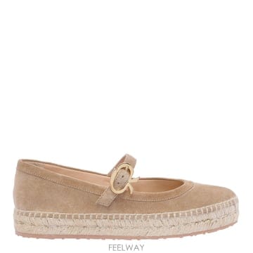 26SS 지안비토로씨 베이지 Elda Ballet Espadrilles G2236605GOMVLUCAML T