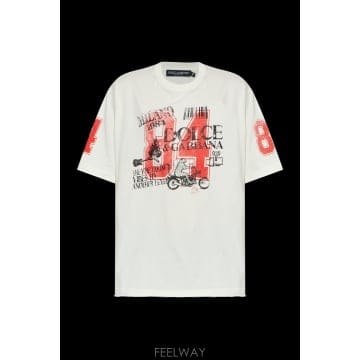 Dolce&Gabbana 26SS ��ü�ذ��ٳ� T ���� with ����Ʈ G8PN9TG7PQBW0001 TP57922312526SS ��ü�ذ��ٳ� T ���� with ����Ʈ G8PN9TG7PQBW0001 