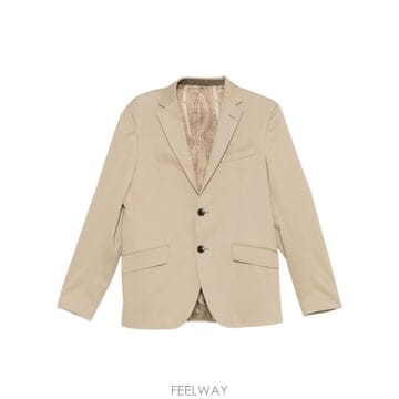26SS Etro ROMA 싱글 BREASTED 코튼 블레이저 MRCA000699TU5N2M0122 TP57