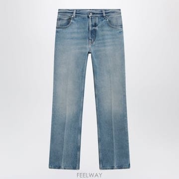Miu Miu 26FW �̿�̿� Light ���� washed ���� trousers GWP598OOO192WF0013 TP526FW �̿�̿� Light ���� washed ���� trousers GWP598OO