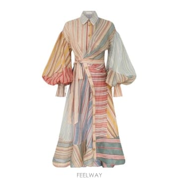 26SS 짐머만 Embroidered linen blend Rebellion 셔츠 드레스 7030DC261S