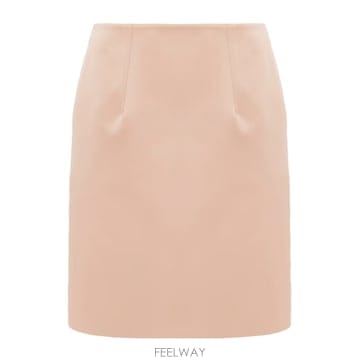 26SS chloe chloe 쇼트 pencil 스커트 in satin CH26SJU192626K7 TP57