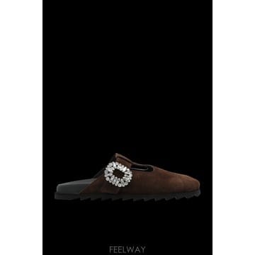 Roger Vivier ���� ��� Suede slides RVW62542100HG00S611 TP570475530���� ��� Suede slides RVW62542100HG00S611 TP5704755