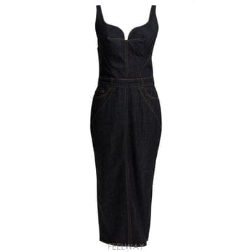 26SS Givenchy Midi 드레스 BW22RX517S401 TP578914413