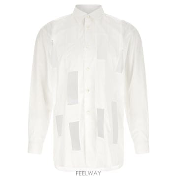 26SS 꼼데가르송 Geometric 컷 아웃 셔츠 PQB0152 TP574354752