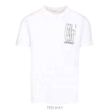 Off White 26SS Off ȭ��Ʈ OUTL DBL ARR S S ���� TEE ȭ��Ʈ OMAA027S26JER00310026SS Off ȭ��Ʈ OUTL DBL ARR S S ���� TEE ȭ��Ʈ OMAA0
