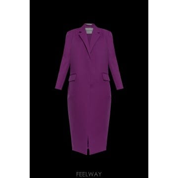Balenciaga 26FW Balenciaga Purple gabardine ��Ʈ 872227TUT155100 TP57694526FW Balenciaga Purple gabardine ��Ʈ 872227TUT155100 