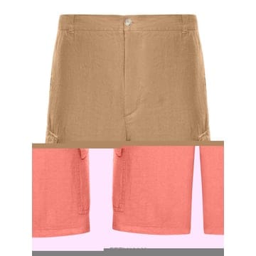 26SS 120  LINO Linen Cargo Bermuda 숏츠 33ALIM29D4000047600000