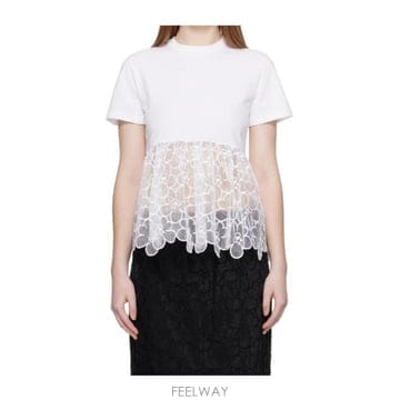 Cecilie Bahnsen 26SS ���Ǹ����ݼ� ���� T ���� 425RTW19004WHITE TP57922461426SS ���Ǹ����ݼ� ���� T ���� 425RTW19004WHITE TP57922