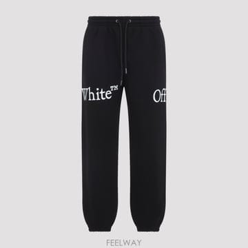 Off White 26FW Off ȭ��Ʈ Off ȭ��Ʈ Bookish ��ī�� Cuffed Sweatpants 44MCH057F26FW Off ȭ��Ʈ Off ȭ��Ʈ Bookish ��ī�� Cuffed Sweat