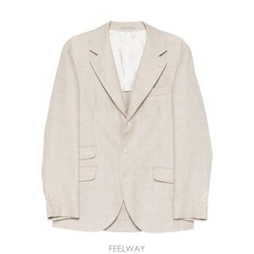 Brunello Cucinelli 26SS ���ڷ� ��ġ�ڸ� ���ڷ� ��ġ�ڸ� �̱� Breasted ���� MZ4037BWDC042 TP574326SS ���ڷ� ��ġ�ڸ� ���ڷ� ��ġ�ڸ� �̱� Breasted