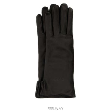 26SS 구찌 블랙 레더 gloves 8355813SAJN1060 TP574354268