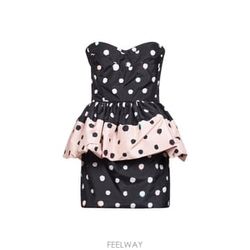 26SS Fendi Falena Dots 드레스 FDD509AVJQF0GME TP570455698