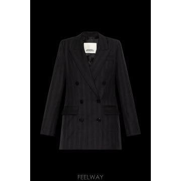 Isabel Marant 26FW ���ں����� Double breasted �������� Jevima VE0538FEB1F01IDARKANT26FW ���ں����� Double breasted �������� Jevima VE0538
