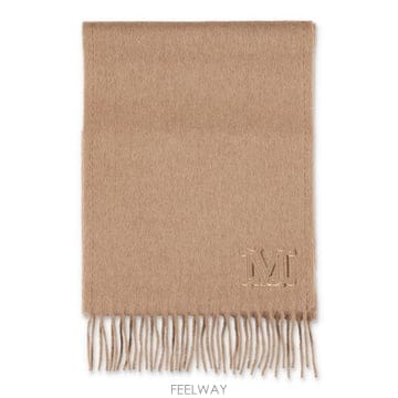 Max Mara 25FW �������� �������� Monogram ī�� �� Camel Stole 25AWKCLARA001 TP57825FW �������� �������� Monogram ī�� �� Camel Stole 25