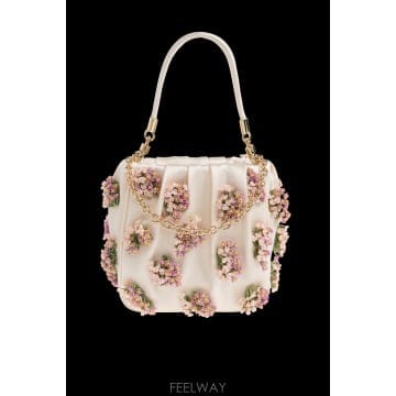 Self Portrait 26FW Self portrait Satin �� with appliques PF26305C0CREAM TP526FW Self portrait Satin �� with appliques PF26305C0CR