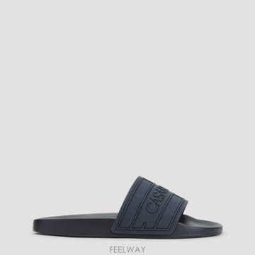 26FW CASABLANCA Casablanca 로고 Pool Slides APF26FW11201MBLUE