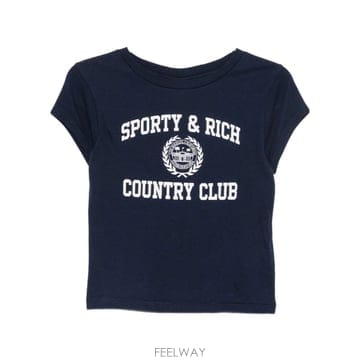 Sporty & Rich 26FW SPORTY ��ġ T ���� TO11176218BLDNAVY TP57535023926FW SPORTY ��ġ T ���� TO11176218BLDNAVY TP575350239