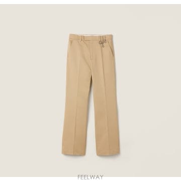 Miu Miu 26FW �̿�̿� PANTALONI CHINO MP2024SOOO1UPXF0065 TP57708841626FW �̿�̿� PANTALONI CHINO MP2024SOOO1UPXF0065 TP57