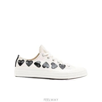 25SS 꼼데가르송 맨즈 스니커즈 P1K1262WH TP577187194