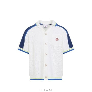 26SS CASABLANCA 맨즈 셔츠 SS26KW131001WHITE TP578513139