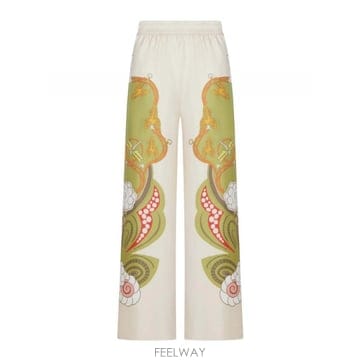 | Other Brand | 26FW ��������� ��ũ Palazzo Trousers With Placed ����Ʈ TRO0026SIL00126FW ��������� ��ũ Palazzo Trousers With Placed ����