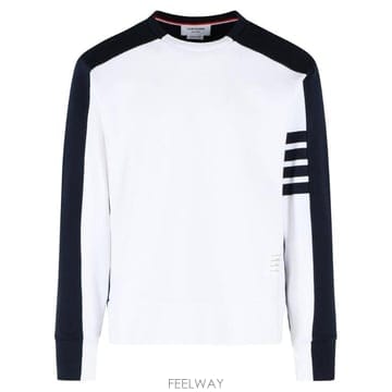 Thom Browne 로고 패치 스웨트셔츠 MJT580A00535 104 TP979561559