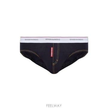 Dsquared2 로고 웨이스트밴드 브리프 D9L8063500 412 TP979492618
