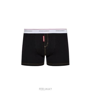 Dsquared2 로고 웨이스트밴드 박서 브리프 D9LF563500 412 TP979492474