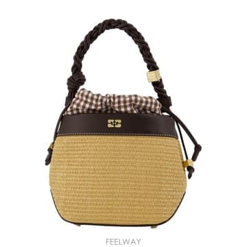 GANNI ���� �� �극�̵� �ڵ� ��Ŷ �� C2080022901 SEALBROWN TP979546079���� �� �극�̵� �ڵ� ��Ŷ �� C2080022901 SEALBROWN TP