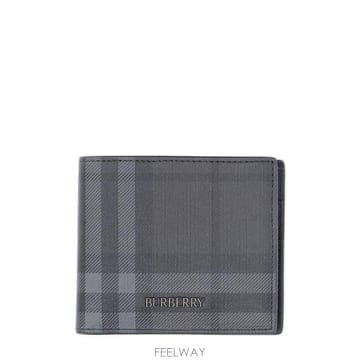 버버리 시티 체크 동전 지갑
