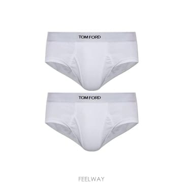 톰 포드 로고 허리밴드 바이팩 브리프 T4XC122700 100 TP979555942