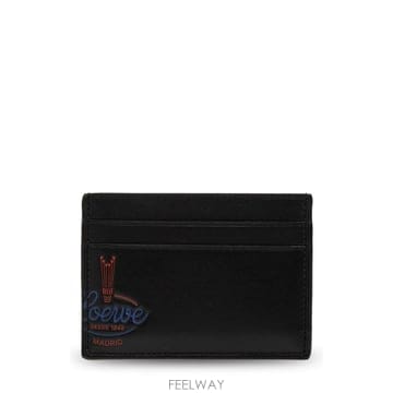 Loewe 로고 엠보싱 카드홀더 C643322X65 1100BLACK TP979565031