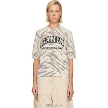 GANNI 26 FW ���� ���� ȭ��Ʈ �׷��� �� ����Ʈ Ƽ���� 262144F11001526 FW ���� ���� ȭ��Ʈ �׷��� �� ����Ʈ Ƽ���� 262144F