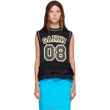 GANNI 26 FW ���� ���� �����ڶ� ���������� ��ũž 262144F11100926 FW ���� ���� �����ڶ� ���������� ��ũž 262144F1110