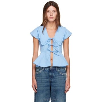 GANNI 26 FW ���� ���� ��ư ���ø� ����콺 262144F10700326 FW ���� ���� ��ư ���ø� ����콺 262144F107003