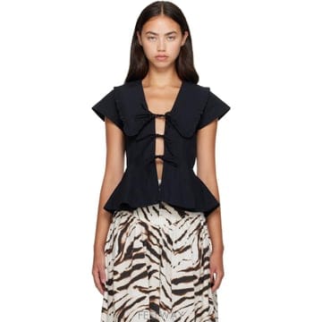 GANNI 26 FW ���� ���� ��ư ���ø� ����콺 262144F10700126 FW ���� ���� ��ư ���ø� ����콺 262144F107001
