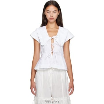 GANNI 26 FW ���� ȭ��Ʈ ��ư ���ø� ����콺 262144F10700226 FW ���� ȭ��Ʈ ��ư ���ø� ����콺 262144F107002