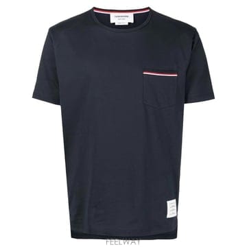Thom Browne 26 FW ����� RWB ��Ʈ������ ���� Ƽ���� MJS010A01454 TP45678242026 FW ����� RWB ��Ʈ������ ���� Ƽ���� MJS010A01454