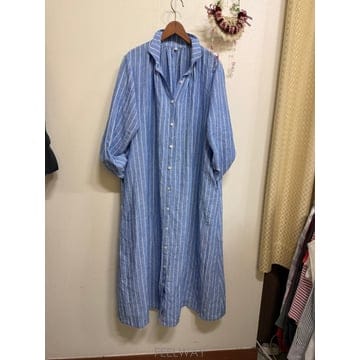 수입 마100%롱원피스 겸 로브