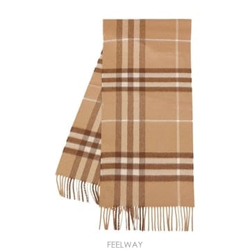 26 F/W 버버리 뮤 자이언트 체크 스카프 BURBERRY 캐시미어 B0732257798