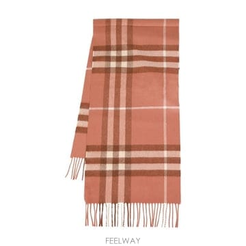 26 F/W 버버리 뮤 자이언트 체크 스카프 BURBERRY 캐시미어 B0732257799