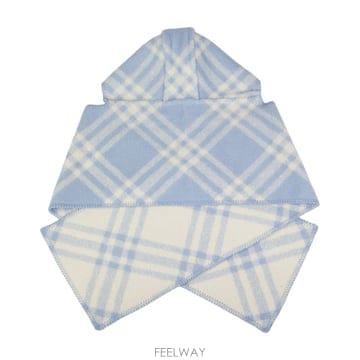 26 F/W 버버리 뮤 TBAR 체크 후드 스카프 BURBERRY 울 B0732257800